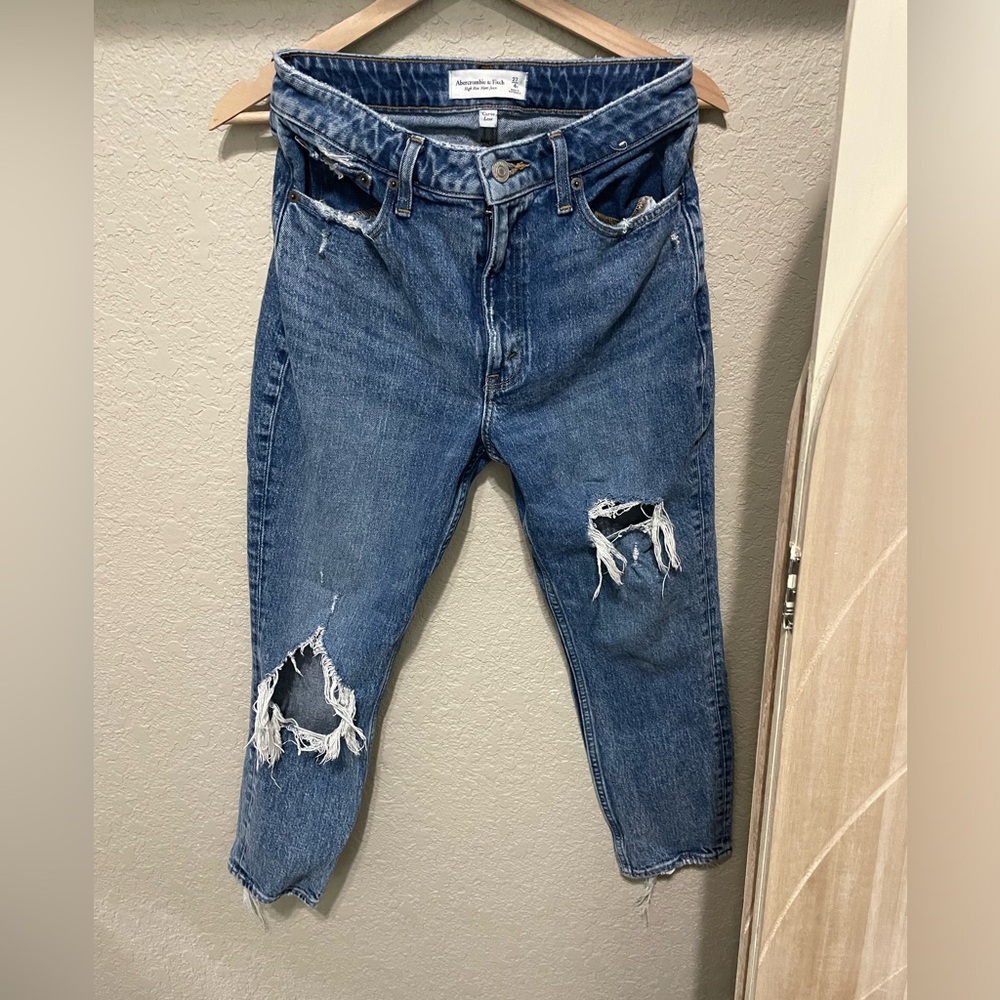 Abercrombie and Fitch high-rise Mom jeans
